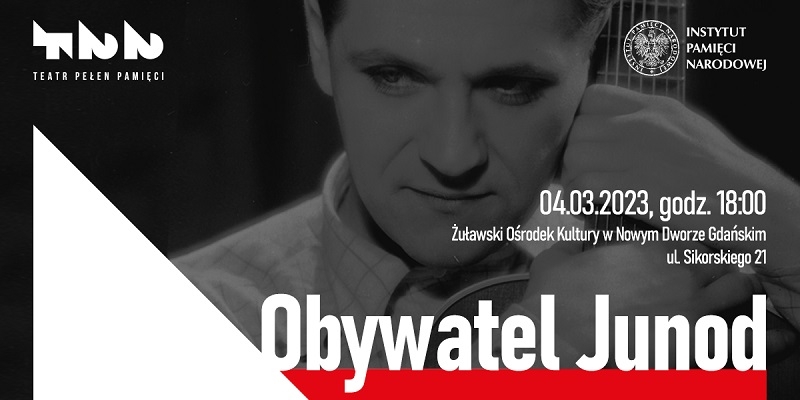 Spektakl o Eugeniuszu Bodo. „Obywatel Junod” w Żuławskim Ośrodku Kultury