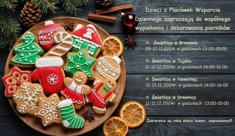 Piernikowa Zabawa z Dziećmi z Placówek Wsparcia Dziennego!