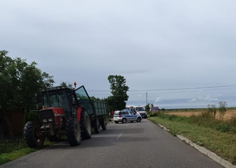 Śmiertelne potrącenie rowerzysty w Żuławkach