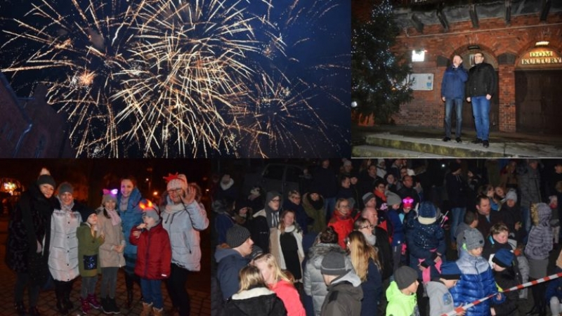 Mieszkańcy Nowego Dworu Gdańskiego powitali Nowy Rok 2018