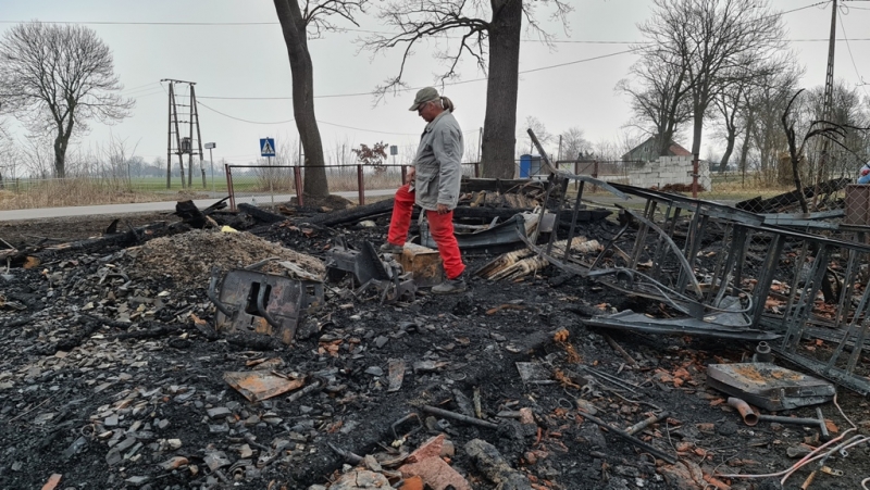 Pożar Lubieszewo zbiórka dla koni