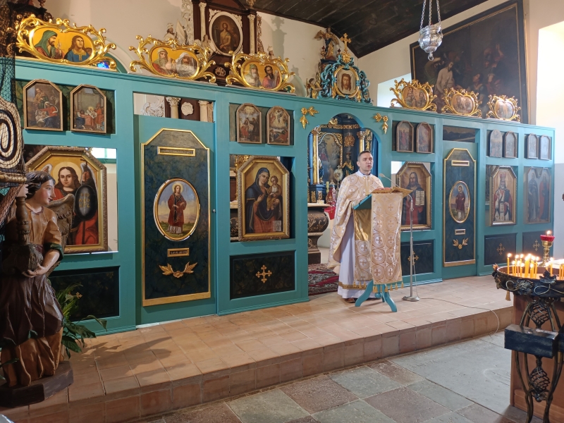 Nowe oblicze ikonostasu w parafii św.Mikołaja w Cyganku/Żelichowie