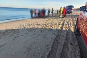 Tragedia nad morzem w Jantarze. Nie żyje mężczyzna.