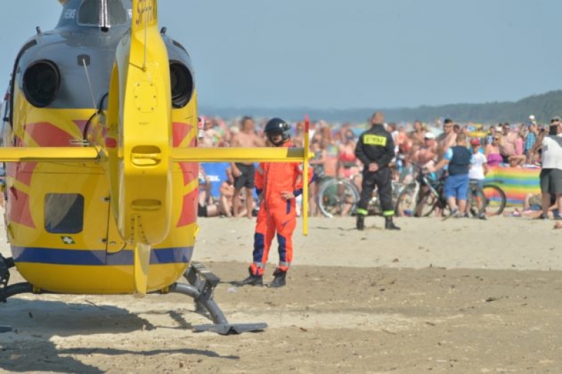 Mierzeja Wiślana. Dwa utonięcia nad morzem. Poszukiwania dzieci na plaży - 31.05.2018