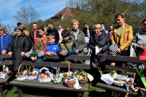 Rybina. Święcenie pokarmów. Uroczystość pod figurką Maryi - 20.04.2019