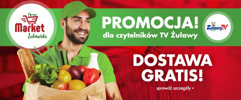 Bezpieczne zakupy z dostawą do domu. Promocja dla czytelników Żuławy TV