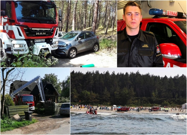 Wypadki, utonięcia, pożar. Pracowity weekend strażaków.