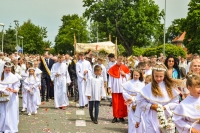 Procesja Bożego Ciała w Nowm Dworze Gdańskim.