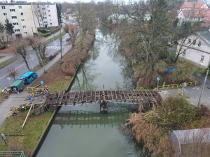 kładka Chrobrego-Sienkiewicza, Nowy Dwór Gdański