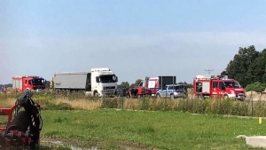 Kiezmark. Wypadek na siódemce. Utrudnienia w ruchu od Starych Babek - 1.08.2017