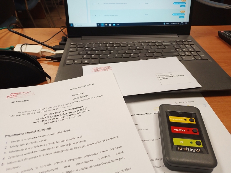 VII Sesja Rady Gminy Sztutowo – podsumowanie obrad