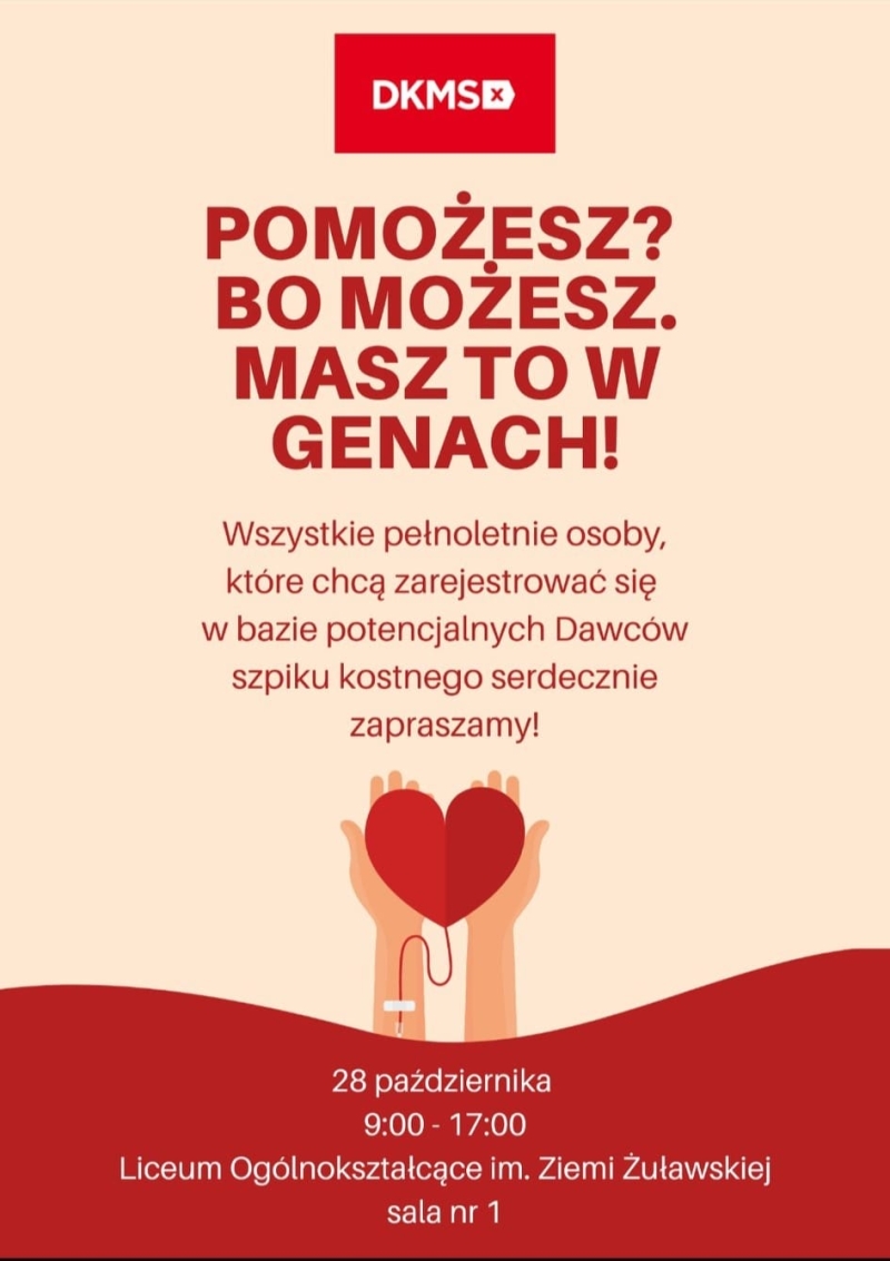 Zostań dawcą szpiku