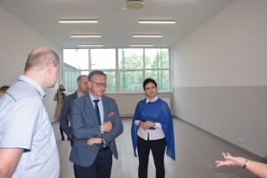 Odbiór warsztatów szkolnych Zespołu Szkół nr 2 w Nowym Dworze Gdańskim.