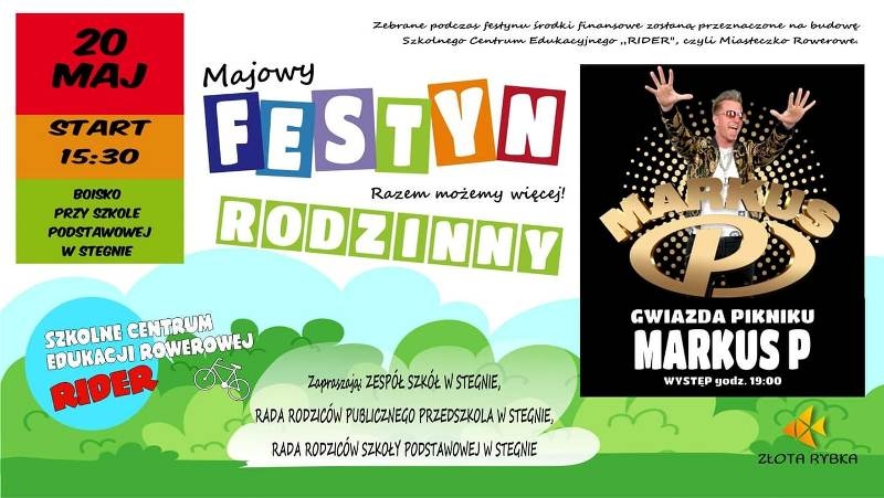 Zespół Szkół w Stegnie i Rada rodziców zapraszają na festyn rodzinny 