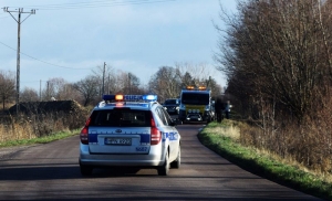 Powiat Nowodworski. Noga z gazu. Ślisko na drogach – 5.12.2018