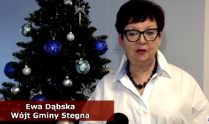 Życzenia Świąteczne Wójt Gminy Stegna Ewy Dąbskiej