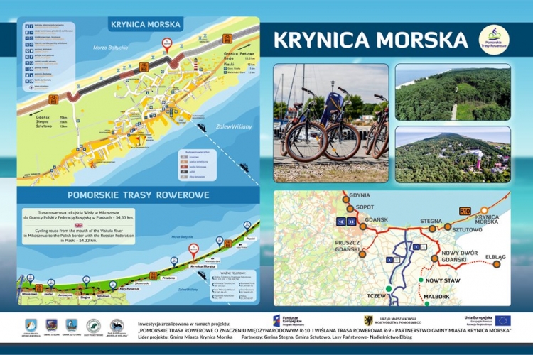 Zaproszenie na oficjalne otwarcie promenady i ścieżki rowerowej w Krynicy Morskiej