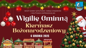 Wójt Gminy Sztutowo zaprasza na Gminną Wigilię 2025