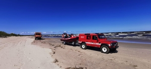 Akcja ratownicza. Tonął jacht na Ujściu Wisły.