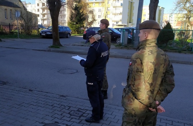 Nowy Dwór Gdański. Wspólne patrole z żołnierzami Wojsk Obrony Terytorialnej
