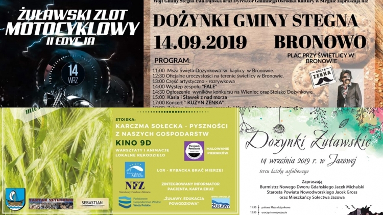 Powiat Nowodworski. Zbliża się weekend pełen atrakcji. Zobacz program.