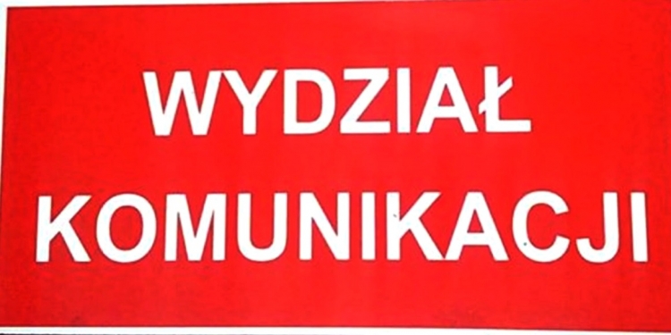 Uwaga. Tymczasowa zmiana miejsc obsługi w Wydziale Komunikacji.