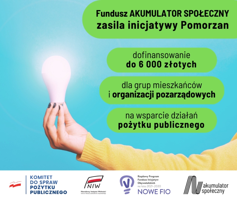 Konkurs 2026 Funduszu AKUMULATOR SPOŁECZNY uruchomiony