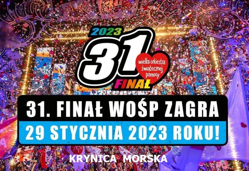 Krynica Morska włączy się do gry z orkiestrą WOŚP.