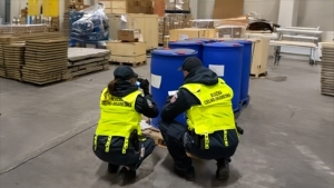 KAS zatrzymała 1 tonę substancji psychotropowej prekursora „pigułki gwałtu" 