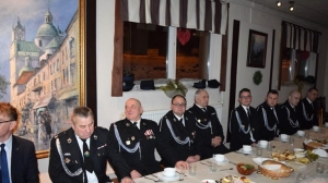 Wigilijne spotkanie strażaków z OSP Sztutowo i OSP Łaszka.