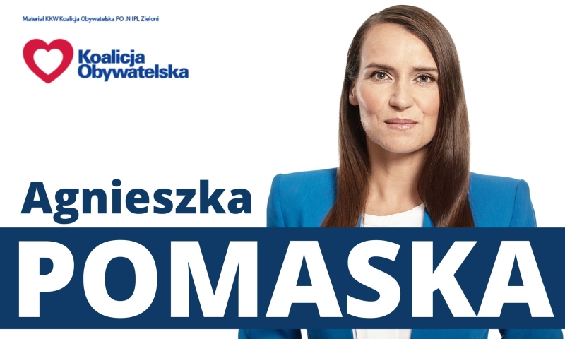 Agnieszka  Pomaska - Kandydatka do Sejmu nr 1 na liście Platformy Obywatelskiej