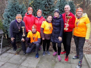 Kąty Rybackie. VII Jesienny Rajd Nordic Walking w Krainie Kormoranów.