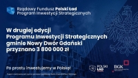 Będzie przebudowa dwóch ulic. Dofinansowanie dla Gminy Nowy Dwór Gd