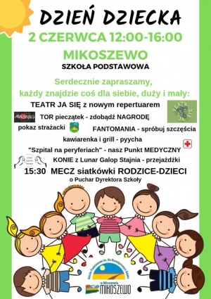 Zaproszenie na Dzień Dziecka do Mikoszewa.