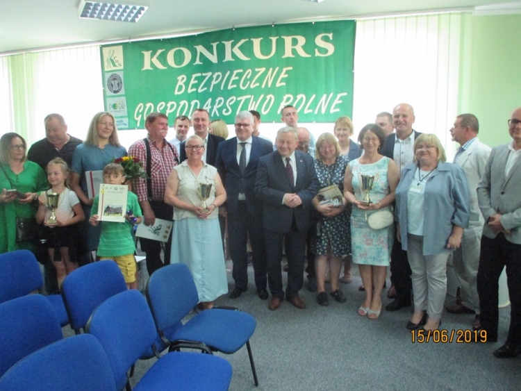 XVII Ogólnokrajowy Konkurs Bezpieczne Gospodarstwo Rolne. Laureatem nagrody został Andrzej Sobociński.