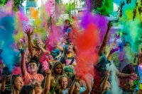 Święto kolorów Holi w Nowym Dworze Gdańskim.