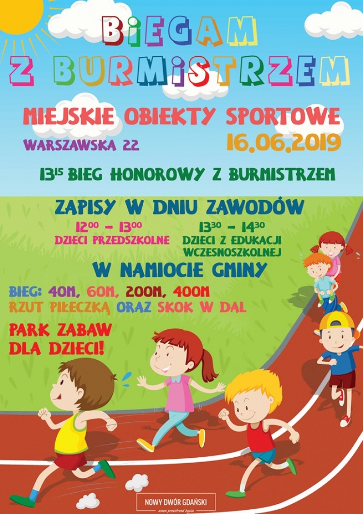 Otwarcie stadionu lekkoatletycznego i bieg z Burmistrzem. Sportowa niedziela na Miejskich Obiektach Sportowych. Zaproszenie.