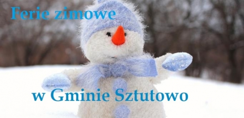 Program na zimowe FERIE w Gminie Sztutowo.