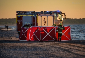 Zwłoki nad morzem w Jantarze