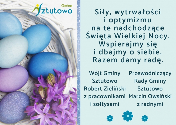 Życzenia Świąteczne dla mieszkańców Gminy Sztutowo.