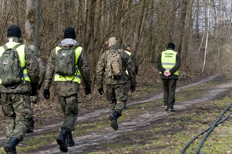 Poszukiwania dzików chorych na afrykański pomór świń.