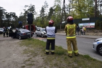 Nie wyhamował passatem i uderzył w BMW.  Stegna - 4.05.2019