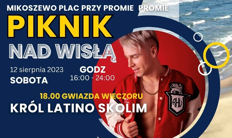 Piknik nad Wisłą w Mikoszewie