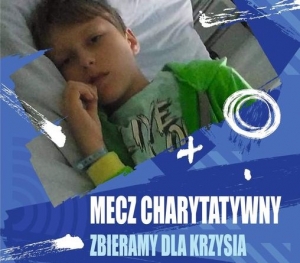 Mecz charytatywny na leczenie Krzysia w Kmiecinie.