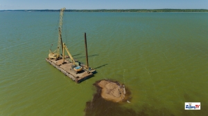 Przekop Mierzei Wiślanej z lotu ptaka. Wyspa na Zalewie Wiślanym | maj 2020 [Zdjęcia, Wideo]