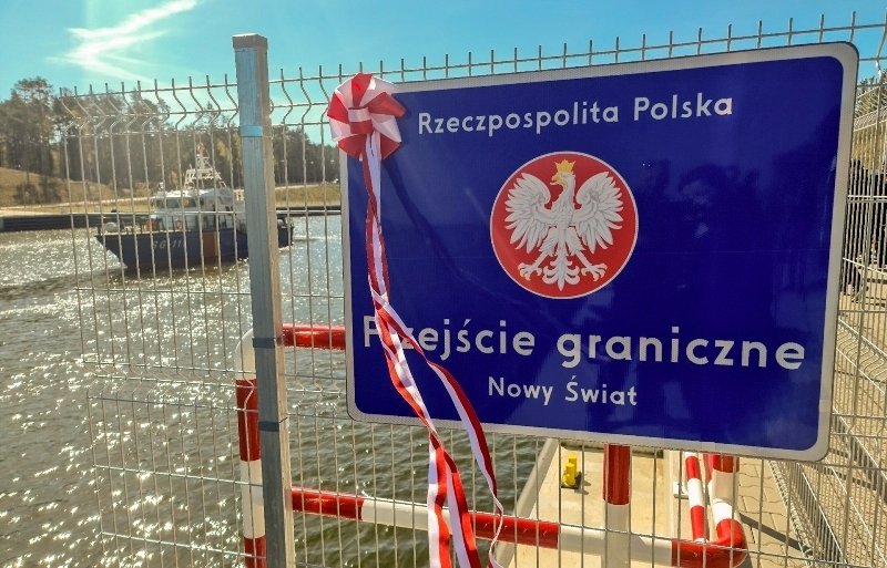 Otwarto morskie przejście graniczne na Mierzei Wiślanej.