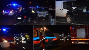 Wypadek na siódemce pod Nowym Dworem Gdańskim - 30.12.2017