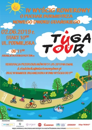 Tuga Tour. Burmistrz Nowego Dworu Gdańskiego zaprasza na Wyścig Rowerowy.