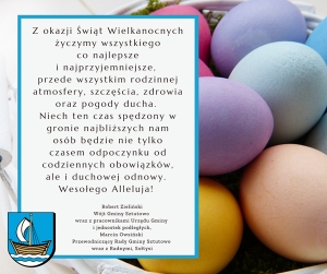 Gmina Sztutowo. Życzenia Świąteczne dla mieszkańców.