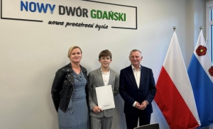 Stypendium sportowe dla młodego karateki z Nowego Dworu Gdańskiego